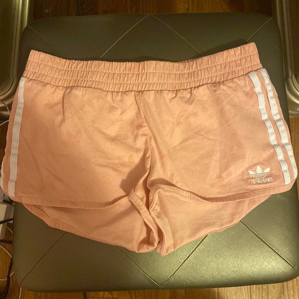 Adidas shorts pale pink